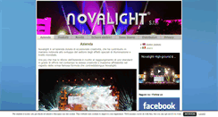 Desktop Screenshot of novalight.it